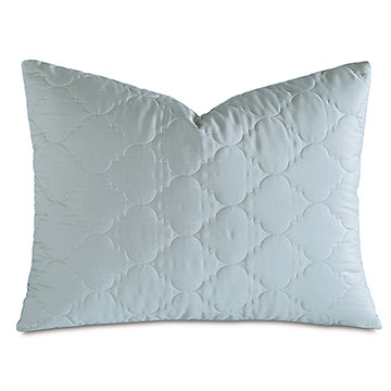 Viola Quilted Standard Sham in Sea