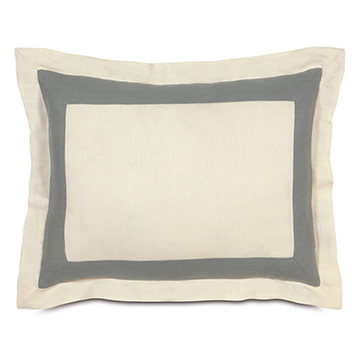 Breeze Pearl/Slate Standard Sham