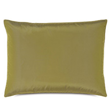 Freda Taffeta Standard Sham in Chartreuse
