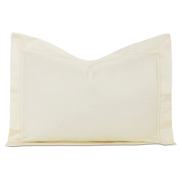 Lusso Sateen Standard Sham in Ivory