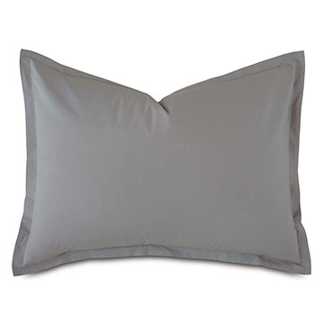 Vail Percale Standard Sham In Heather