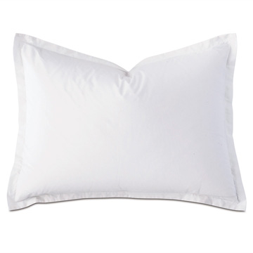 Vail Percale Standard Sham In White