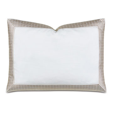 Kolette Embroidered Border Standard Sham