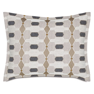 LEVI EMBROIDERED STANDARD SHAM