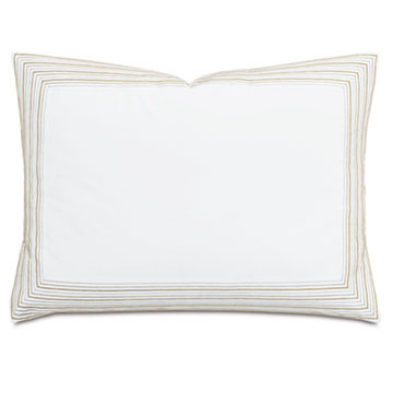 EMBER SATIN STITCH STANDARD SHAM