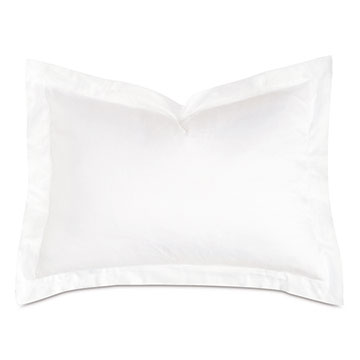 Fresco Sateen Standard Sham in White