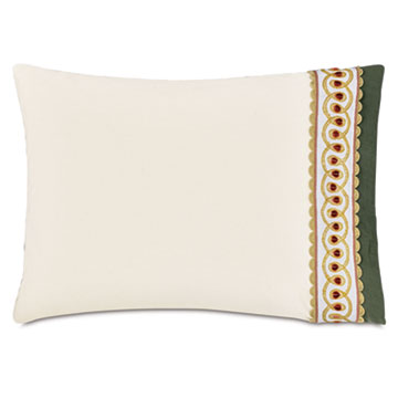 MANDERLEY BORDER CUFF STANDARD SHAM RIGHT