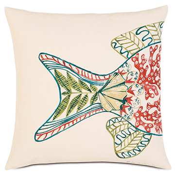 Hand-Painted Fish Tail