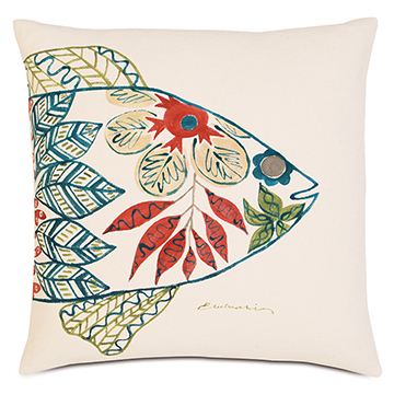 Hand-Painted Fish Head