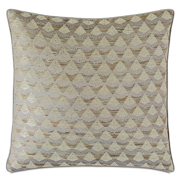 Silvio Metallic Euro Sham