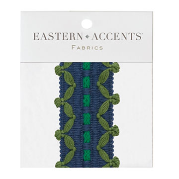 ERDEM CYAN BORDER SAMPLE