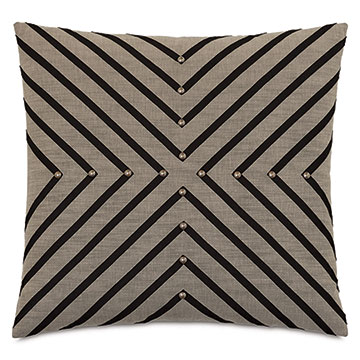 TALENA NAILHEADS DECORATIVE PILLOW