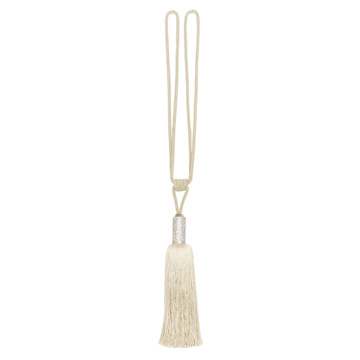 Margate Ivory Tassel Tieback