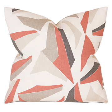 Sconset Salmon Decorative Pillow