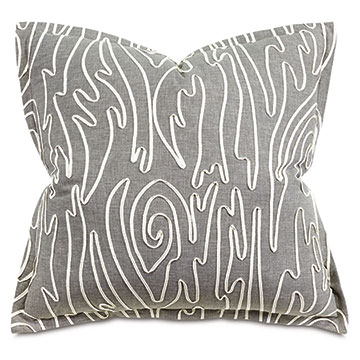 Clearview Faux Bois Decorative Pillow