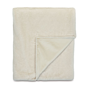 EVELINA FAUX FUR THROW
