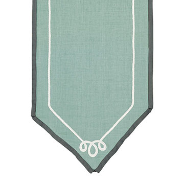 Marny Mint Table Runner