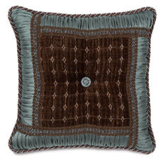 Lamour Walnut Collage Tufted