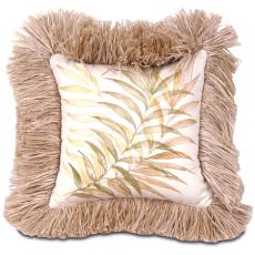 Hand-Painted Verde W Fringe