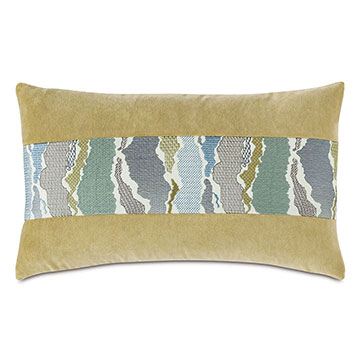 Zephyr Embroidered Insert Decorative Pillow