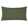 MANDERLEY EMBROIDERED BORDER DECORATIVE PILLOW