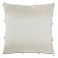 Marceau Diagonal Ball Trim Decorative Pillow