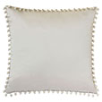 Marceau Ball Trim Decorative Pillow