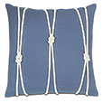 Maritime Knot Accent Pillow In Blue