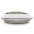 Naomi Border Accent Pillow In White