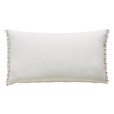 Naomi Textured Accent Pillow In Ivory