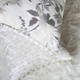 Naomi Textured Accent Pillow In Ivory