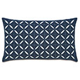 Breeze Indigo Grid Oblong