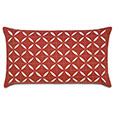 Breeze Scarlet Grid Oblong