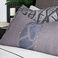 Noah Nailheads Decorative Pillow