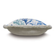 Olympia Azure With Brush Fringe