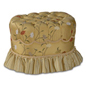 Gabrielle Oval Tufted Ottoman