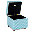 Senna Sky Storage Box Ottoman