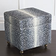 Wiley Storage Ottoman in Navy