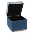 Kari Iris Storage Boxed Ottoman