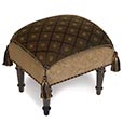 Birkdale Chocolate Pillow Top Stool
