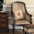 Birkdale Chocolate Pillow Top Stool