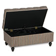 Avila Striped Storage Chest