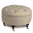 Parrish Fawn Round Ottoman