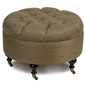 Heartwood Earth Round Ottoman