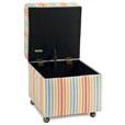 Paradise Sunrise Storage Boxed Ottoman