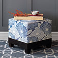 Indira Floral Cube Ottoman