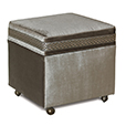 Velda Smoke Storage Boxed Ottoman