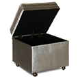 Velda Smoke Storage Boxed Ottoman