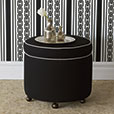 Fullerton Ink Shoe Storage Ottoman