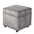 Gaia Sterling Storage Boxed Ottoman